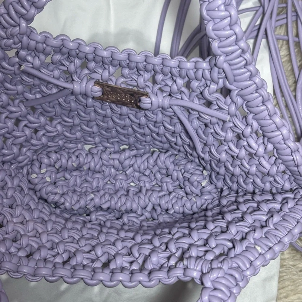 Yuzefi Grape Fringe Mini Bag - Picture 3 of 6